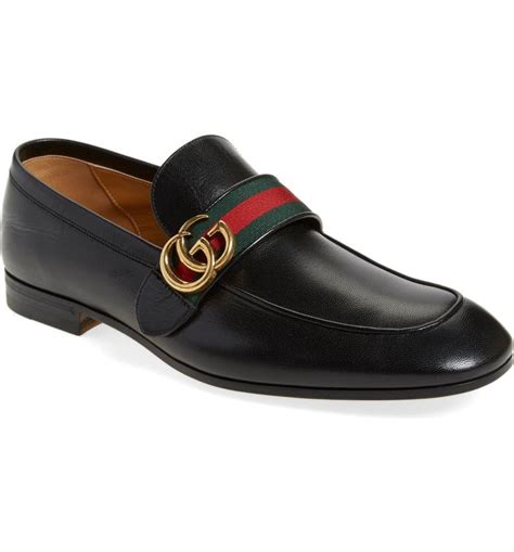 mens leather gucci loafers|gucci loafers men nordstrom.